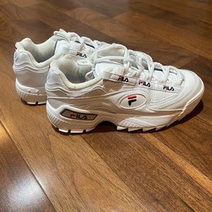 White Filas - worn once!